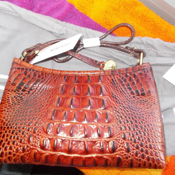 Brahmin New Authentic Pecan Brown Handbag - Picture 3 of 9